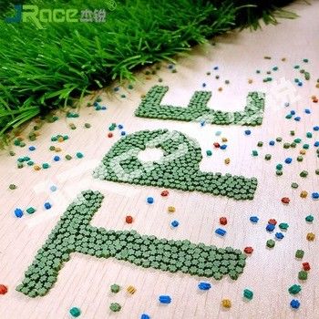 China Recycle TPE granules For Artificial Grass Synthetic Grass Infilling Outdoor Sports Field supplier