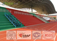 IAAF Professional Rubber Running Track Material Anti UV Long Life For Sports