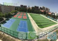 Long Lasting Sport Court Surface , Playground Rubber Flooring Aging Resistance