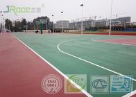 Indoor / Outdoor Sports Flooring , Basketball Court Tile Flooring Anti Slip Field Paint