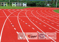 Sandwich System Polyurethane Track Surface 13MM Thickness For Outdoor Sports Flooring