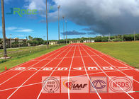 UV Resistant Outdoor Sports Field Surface , 8 Lanes 400 Meter Running Track