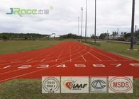 Polyurethane Resin Olympic Running Track , Tartan Track And Field Anti Cracking