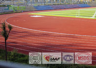 Multicolor Track And Field Track Material , PU Material Olympic Athletics Track Flooring