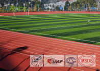 Multifunctional Outdoor Running Track Flooring , Rubber Athletic Track For Arena