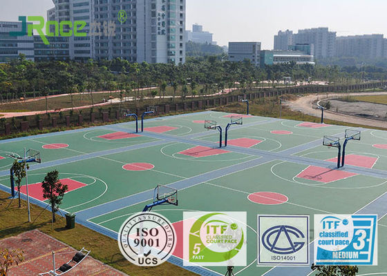 Weatherproof Multi Purpose Outdoor Sports Courts Futsal Court Flooring Rubber Covering