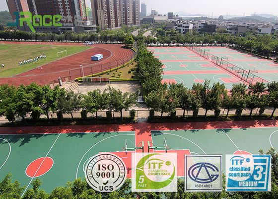 Weatherproof Multi Purpose Outdoor Sports Courts Futsal Court Flooring Rubber Covering