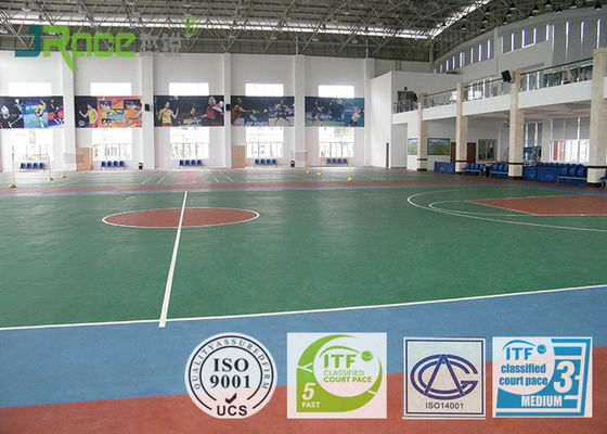 Indoor Basketball Sport Court Surface Seamless No Sweat For School Stadium