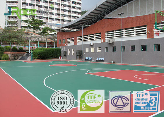 Indoor Basketball Sport Court Surface Seamless No Sweat For School Stadium