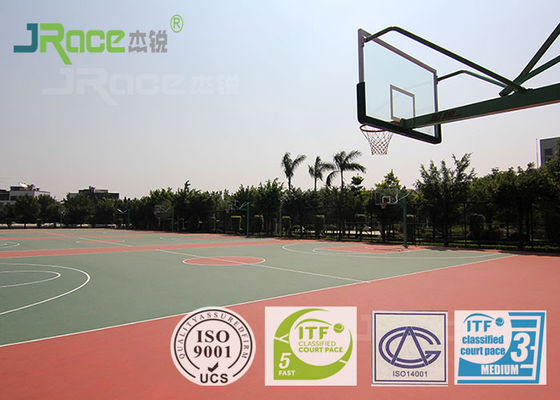 Water Based Polyurethane Sports Flooring ,Synthetic Basketball Court Flooring