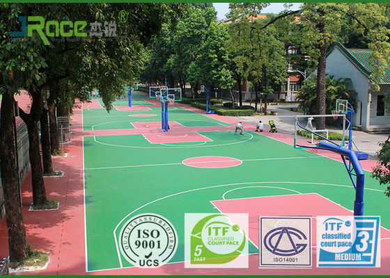 Water Based Polyurethane Sports Flooring ,Synthetic Basketball Court Flooring