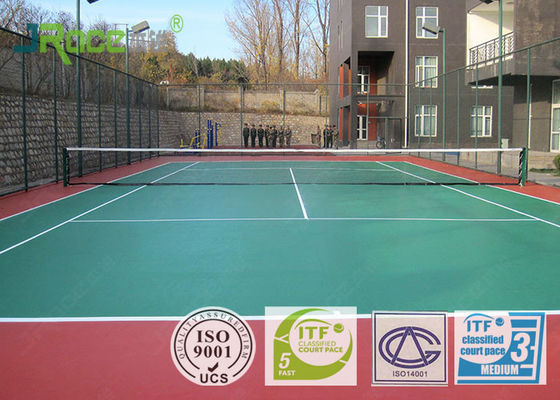 Professional Multi Sport Court Surface , Tennis Court Flooring Material