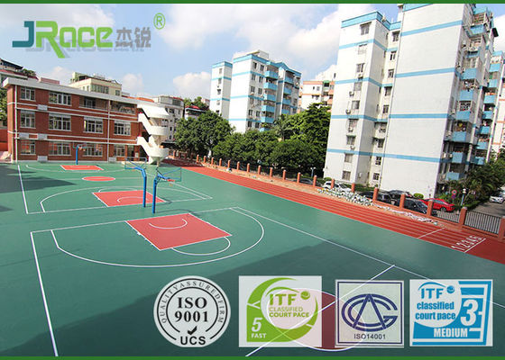 Colorful Athletic Sport Court Flooring Gym Surface Basketball Court Paint