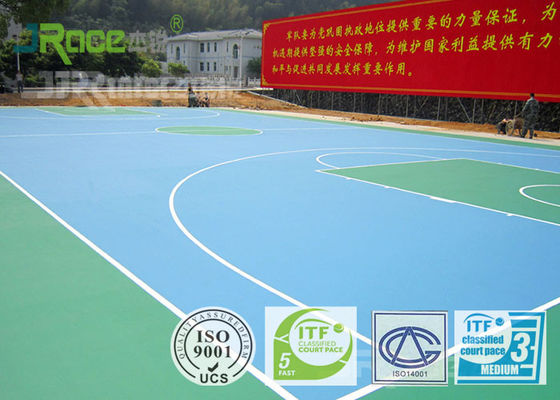 Eco Friendly Exterior Basketball Court Surfaces Gym Anti Slip Floor Tiles