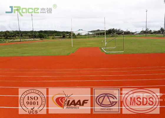 Eco Friendly Rubber Athletic Track Corrosion Resistance , Strong Adhesion