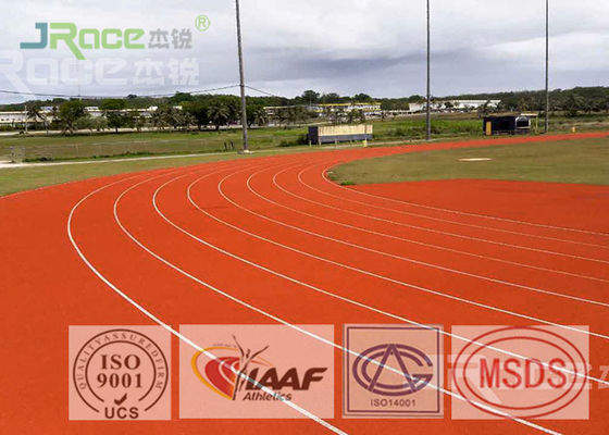 Eco Friendly Rubber Athletic Track Corrosion Resistance , Strong Adhesion