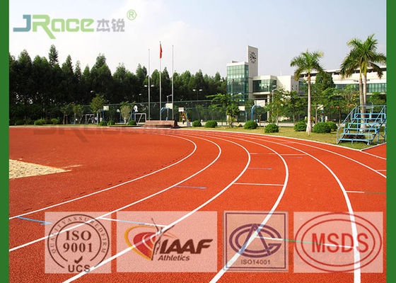 Custom Polyurethane Track Surface Anti Static For High School / College