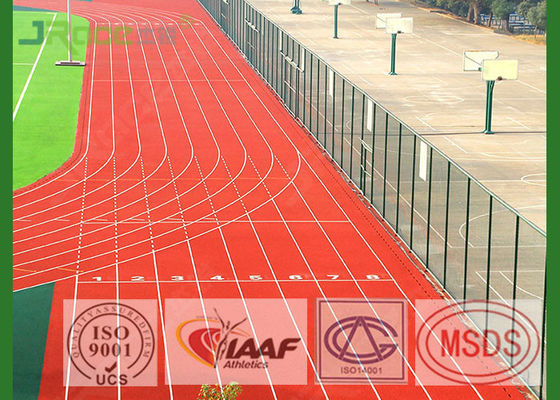 Custom Polyurethane Track Surface Anti Static For High School / College