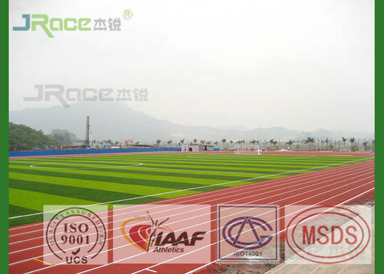 IAAF Professional Rubber Running Track Material Anti UV Long Life For Sports