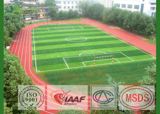 IAAF Professional Rubber Running Track Material Anti UV Long Life For Sports