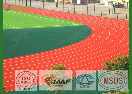 IAAF Professional Rubber Running Track Material Anti UV Long Life For Sports