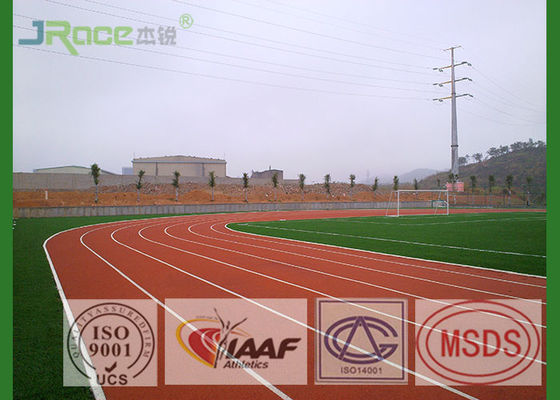 IAAF Professional Rubber Running Track Material Anti UV Long Life For Sports