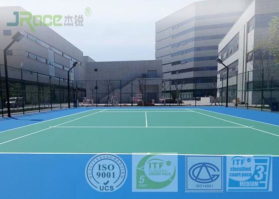 Environmental Acrylic Sports Flooring For Basketball / Badminton / Volleyball