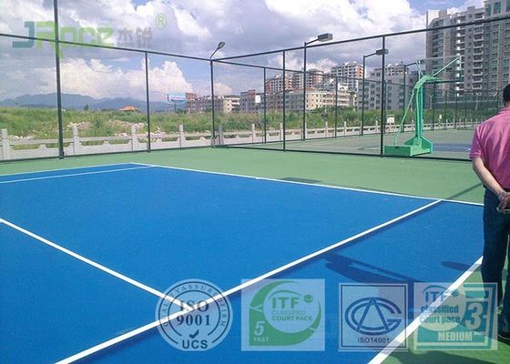 Environmental Acrylic Sports Flooring For Basketball / Badminton / Volleyball