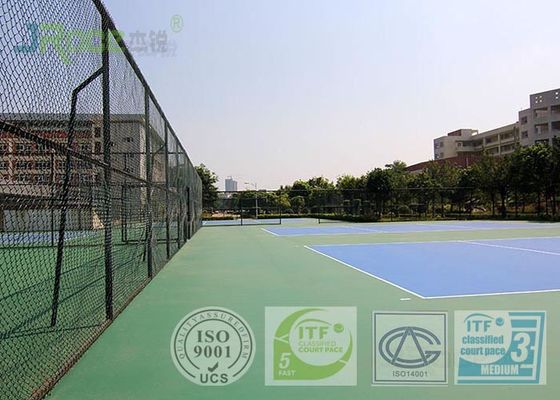 Seamless Acrylic Tennis Court Flooring With Stable Surfacing Materials