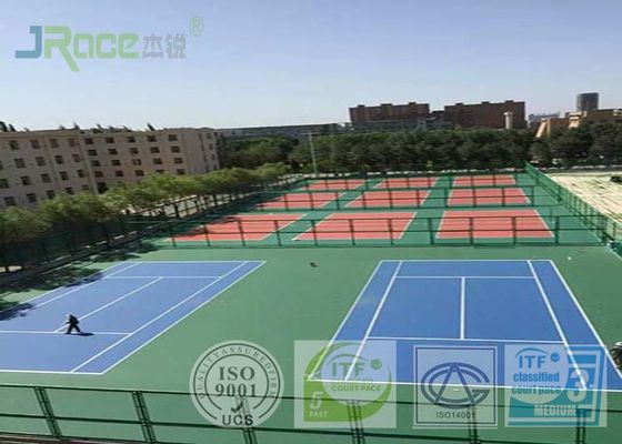 Seamless Acrylic Tennis Court Flooring With Stable Surfacing Materials