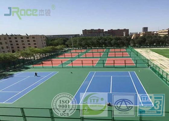 Outdoor Indoor Tennis Court Flooring , Modular Tennis Court Easy To Install