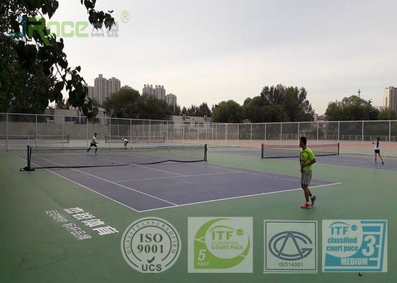 Outdoor Indoor Tennis Court Flooring , Modular Tennis Court Easy To Install