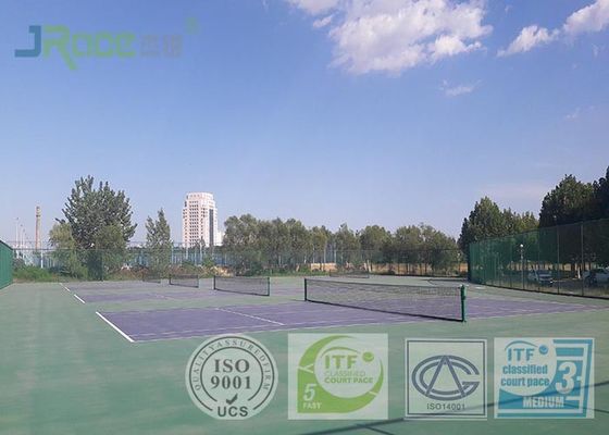 Outdoor Indoor Tennis Court Flooring , Modular Tennis Court Easy To Install