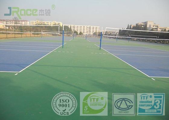 Non Toxic Fadeless Multifunctional Sport Court Rubber Flooring Customized Color