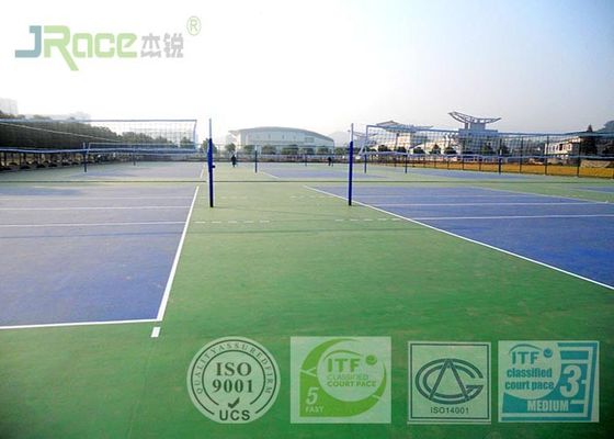 Acrylic Tennis Court Surface 2-7 Mm Thickness , Reducing Injury To Athletes