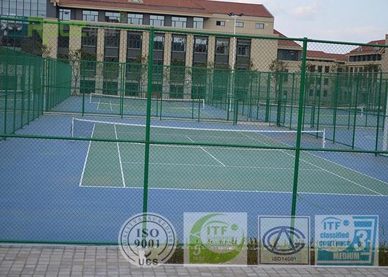 Outdoor Artificial Tennis Playing Surfaces Anti Abrasion Easy To Install