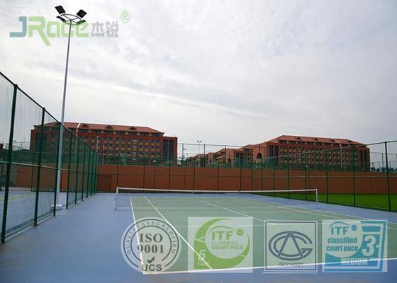 Indoor / Outdoor Acrylic Tennis Court Flooring Materials Seamless Design