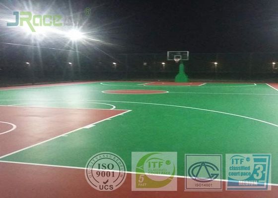 Anti Slip Elastic Synthetic Basketball Court Flooring For International Match