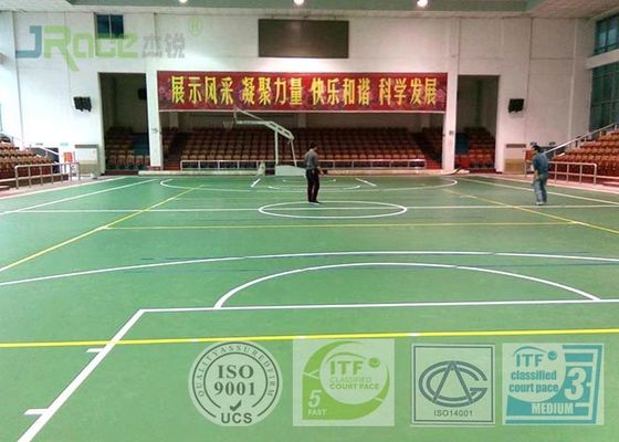 Outdoor Removable Multifunctional Sport Court Flooring Customized High Wearing Resistance