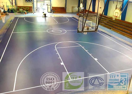 Silicon PU Outdoor Sports Field Surfacing Latest Technology For High School