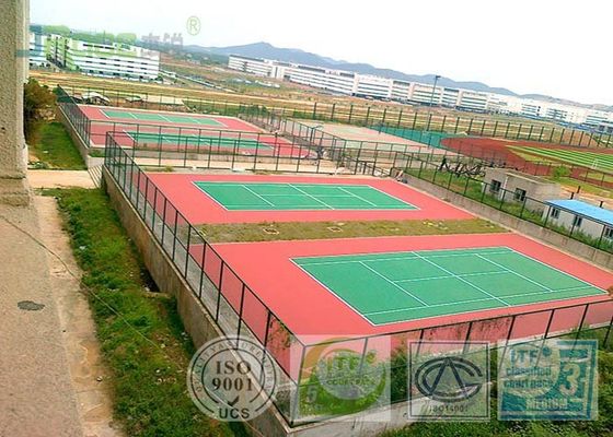 Water Base Rubber Basketball Court Outdoor Floor Easy Installation High Performance