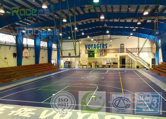 Multi Use Sports Court Flooring , Tennis / Badminton / Basketball Court System