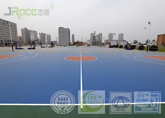 One Component Polyurethane Outdoor Sports Flooring , Badminton Court Surface