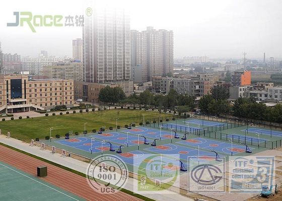 One Component Polyurethane Outdoor Sports Flooring , Badminton Court Surface