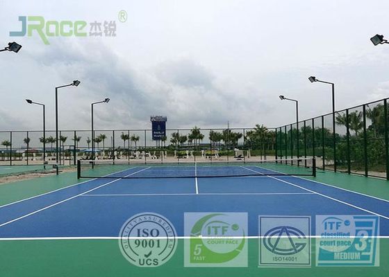 Tough Flexible Sport Court Flooring Badminton Court Tiles Non Deformation