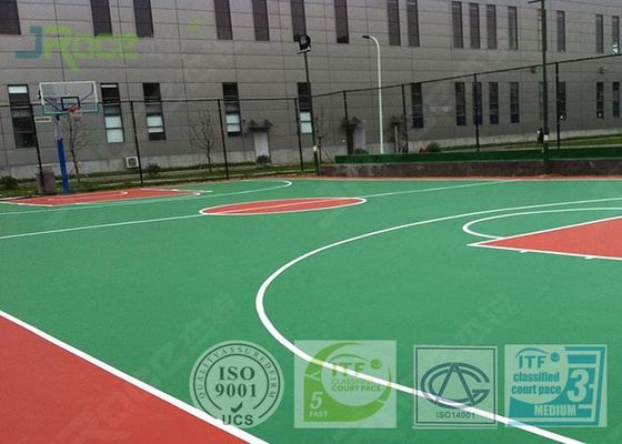 Comfortable Multipurpose Sports Court Flooring , Basketball Court Surfaces