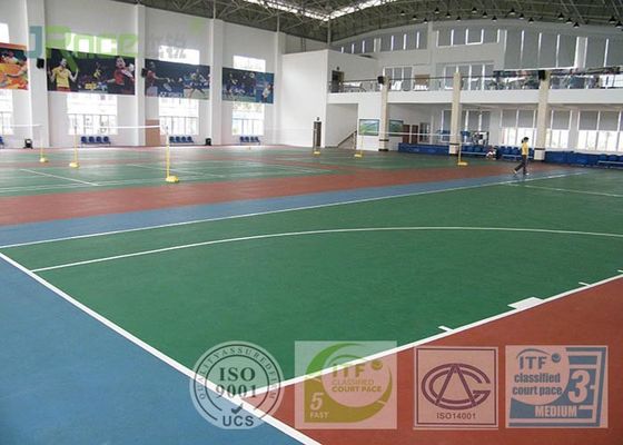 Self Healing Sport Court Surface 56 Shore Absorption Corrosion Resistant