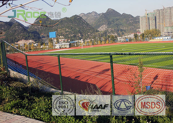 Full Pur Jogging Track Flooring Outdoor Sport Surface Weather Resistant