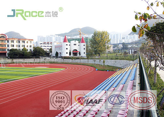 Colourful Epdm Jogging Track Surface Weather Resistant For Outdoor Sports Court