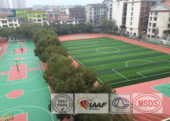 Track And Field Surface For School Running Track With Environmental Materials